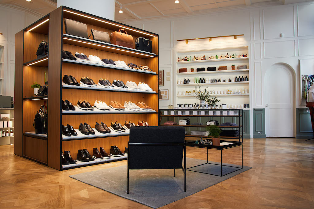 WANT Apothecary_New York_Shoe Feature Wall