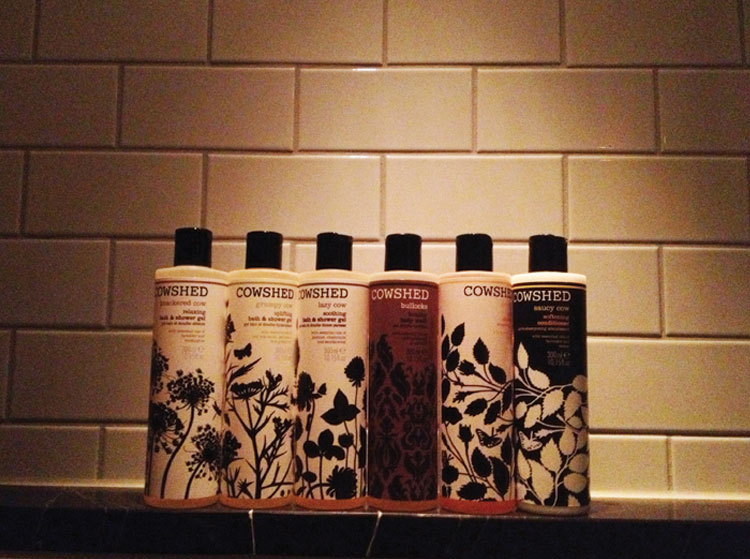 Soho House Berlin Full size Cowshed products to pamper yourself with.