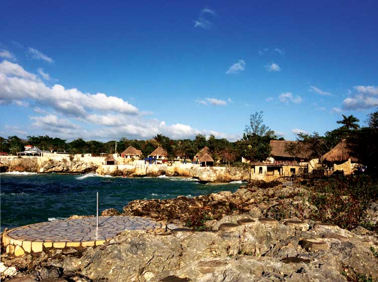 The Rockhouse A view of the villas. 