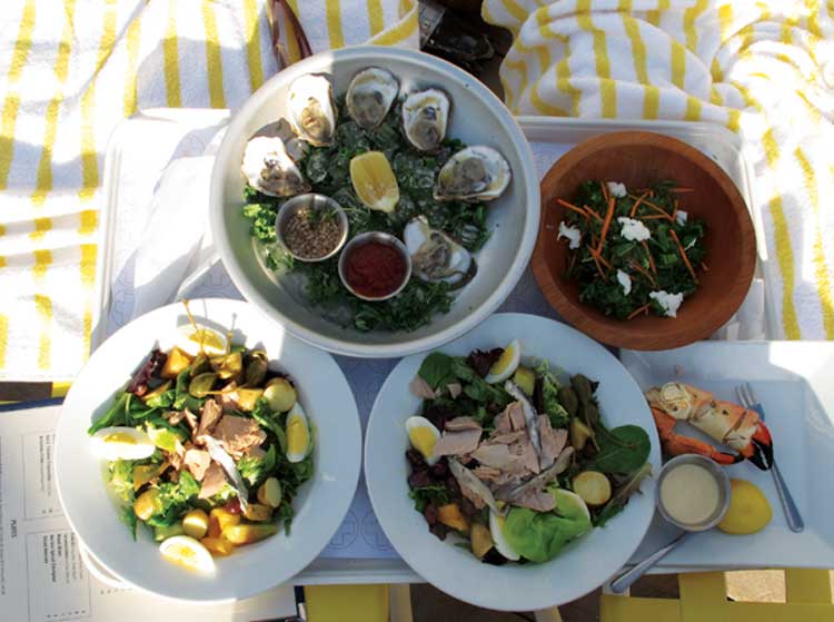 The Standard Miami Schmoozing, sunning, and oysters at the pool.