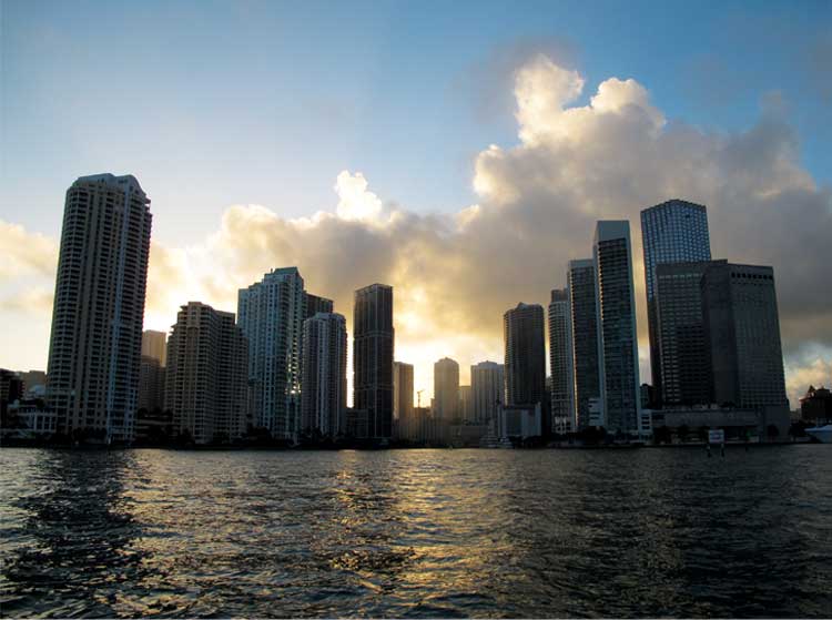 The Standard Miami The Miami skyline in all its glory. <br /></noscript> A few minutes from the Standard's boat docks.