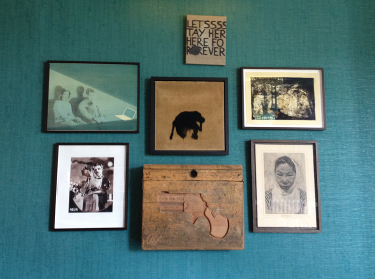 Babington House Arty farty touches.