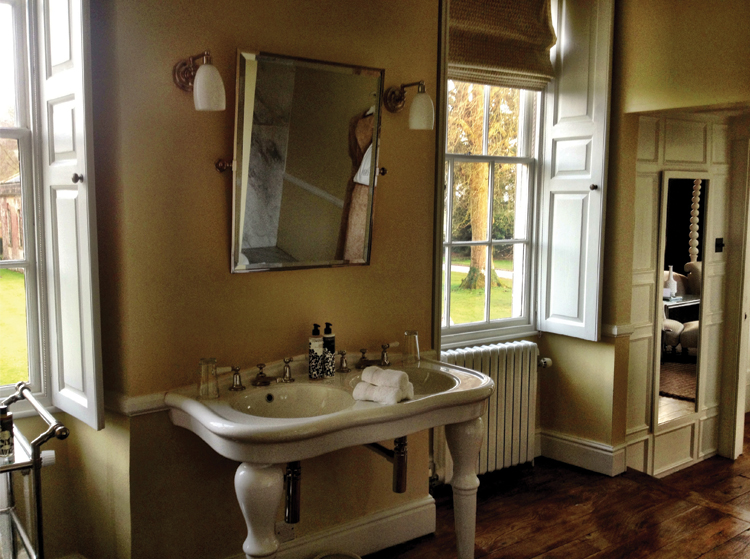 Babington House Gorgeous bathroom.