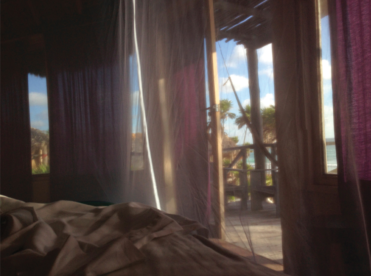 Papaya Playa Project Wake up warm in your cabana after a night under the mosquito net.