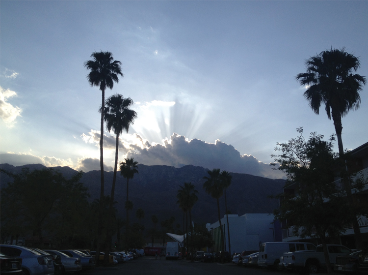 It took four hours to drive to Palm Springs from L.A. – and then this happened!