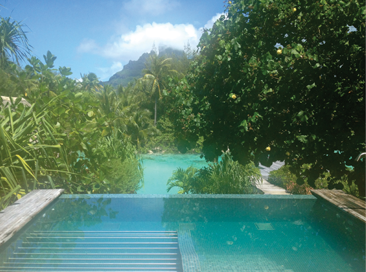Four Seasons Bora Bora The spa. Amazing view for both men and women (separated). <br /></noscript>Don’t plan on being in a hurry to leave.