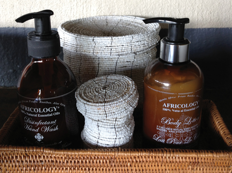 Nambiti Plains Lodge Best smelling products!