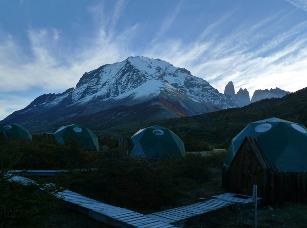 EcoCamp Sunset on the camp.