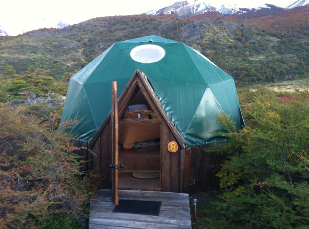 EcoCamp Our Dome (Standard size, the smallest option)