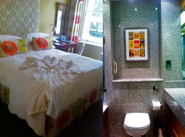 Covent Garden Hotel Where the magic happens… |   The bathroom is tiny but nice.