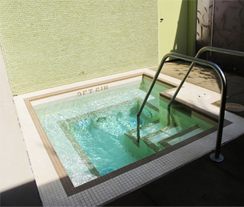 You don't need to book a service to partake in the pool, hot tubs, steam room and lounge.