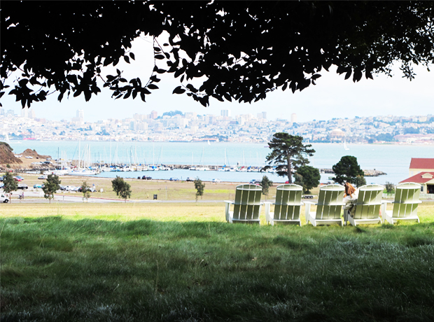 Cavallo Point So many spots to sit, relax and take in the breathtaking views. 