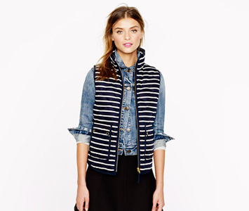 J Crew Puffer Vest