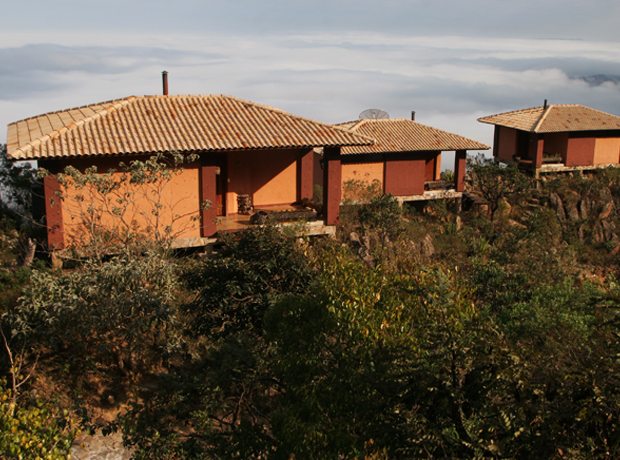 Estalagem do Mirante The different chalets… we stayed in the highest one!