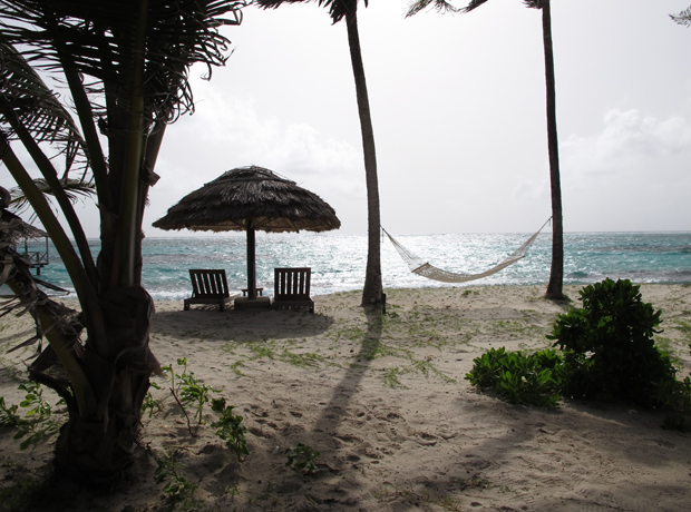 Petit St. Vincent Each villa has a private lounge area & hammock facing the Atlantic. 