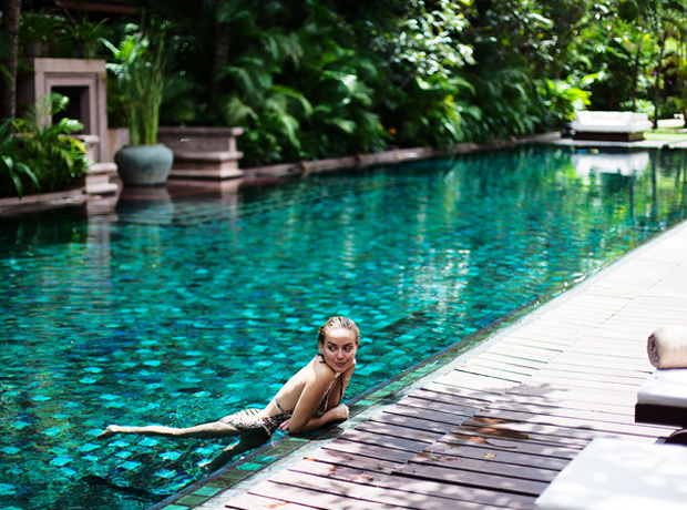 La Residence d’Angkor I'd speak to the saltwater pool and its handmade tiles here, but I'm too distracted to try.