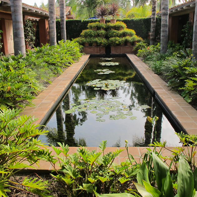 Rancho Valencia Resort & Spa At the center of the resort’s spa is a calming water-lily pond; circling it are private treatment rooms for facial, massage, and herbal detox therapies.