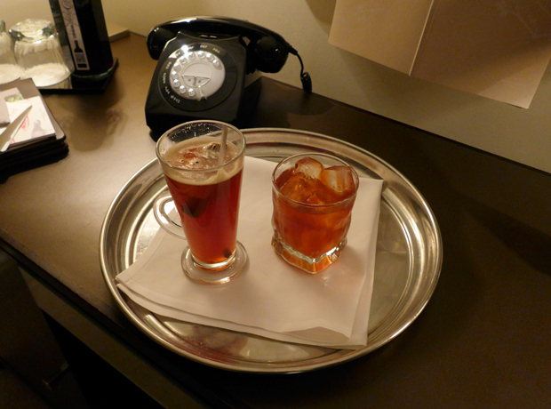 The Bingham After a hard day of roaming around Richmond all you need is a little night cap-served in your room. Lovely. 