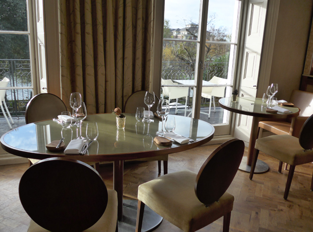 The Bingham The restaurant has some of the prettiest views on the River <br></noscript>Thames in Richmond.