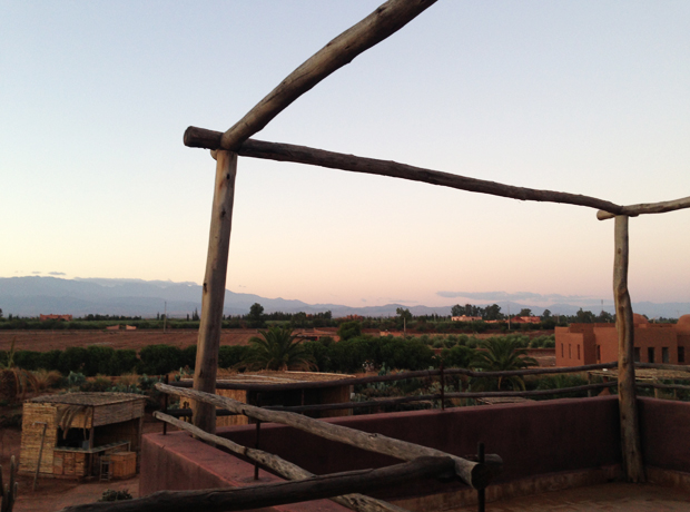 Fellah Hotel The view of the Atlas Mountains from my balcony while the sun set. I swear I could have lived on that balcony.