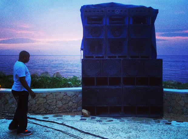 Goldeneye Bizot bar details... stacks, sunset, I mean…