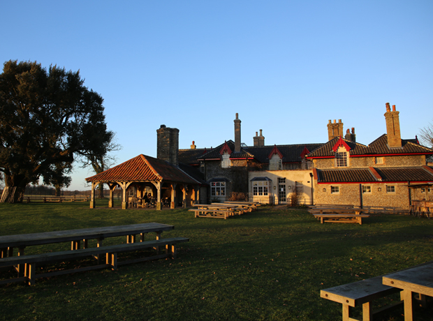 The Gunton Arms Just imagine this place in the summer with all this space, great big banqueting tables and outside bar… I’m there!