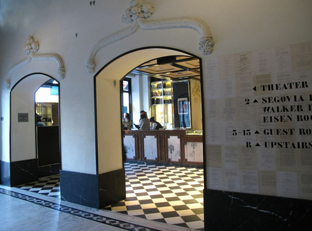 Ace Hotel Downtown Los Angeles The entrance's historic bones have a cool vibe that remains classic but a little quirky with its modern updates. 