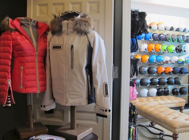 Hotel Jerome The in-house ski boutique, Gorsuch, rents gear to guests who need it, and sells gorgeous outerwear from designers like Moncler <br></noscript>and Bogner. 