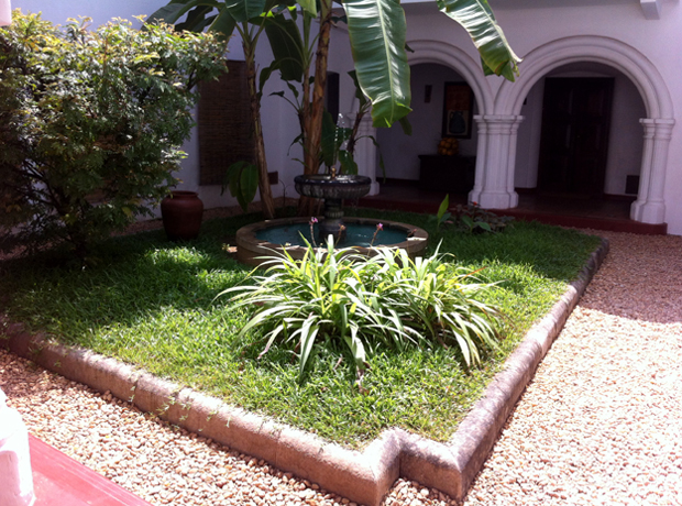 Old Harbour Hotel The hotel is peppered with gorgeous restored features like this lovely fountain. 