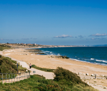 Highcliffe Beach in New Milton