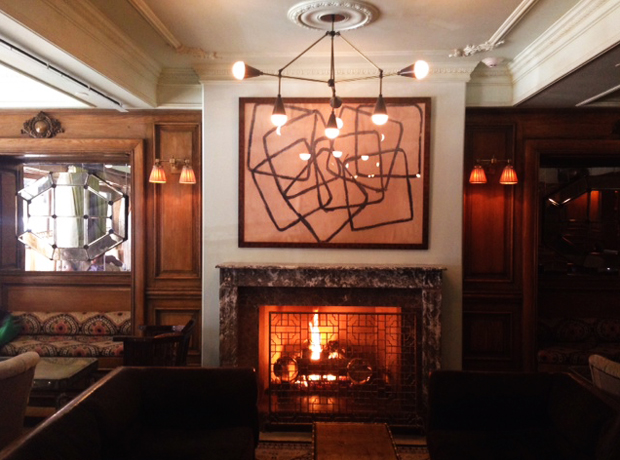 The Marlton That lobby fireplace... heavenly!

