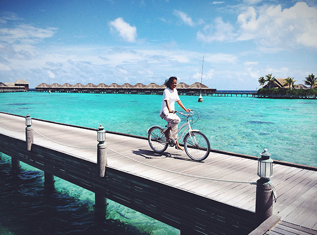 Ayada Resort It’s so fun criss-crossing the island, even the staff choose to scoot around on bikes!