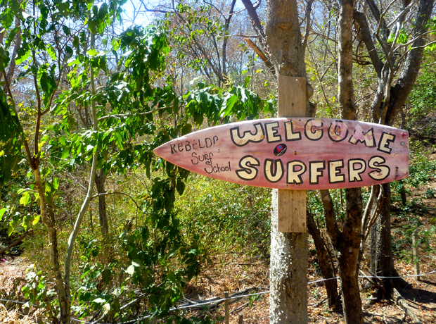 Maderas Village Welcome surfers. 