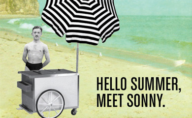 Mondrian Soho transforms its rooftop into a 50s era Italian beach club. 