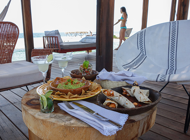 Hotel Escondido The BEST guacamole, shrimp tacos, and margaritas I have ever had…right by Hotel Escondido’s signature sunken beach pool.