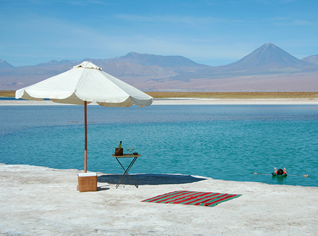 Relais Chateaux Awasi Atacama Ride the hotel's mountain bikes down for a swim in the saltwater lagoon where you won't sink!