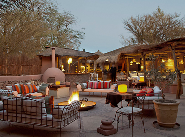 Relais Chateaux Awasi Atacama This is pretty lovely…warm up with a crackling fire and a pisco sour.