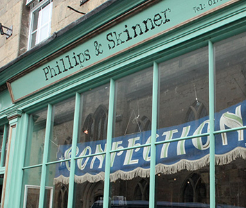 Phillips & Skinner Shop on Bruton High Street