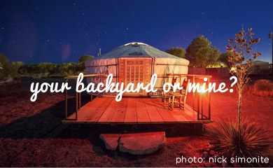 El Cosmico in Marfa, TX just added an authentic Mongolian yurt to its collection of funky sleep spots, and you can even take one home. 