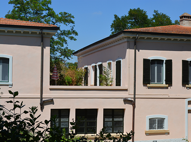 Villa Lena Our terrace as seen from the artists' villa.