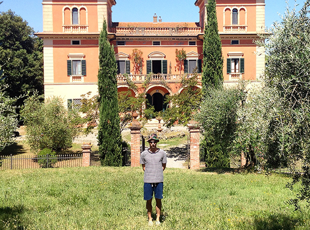 Villa Lena In front of Villa Lena