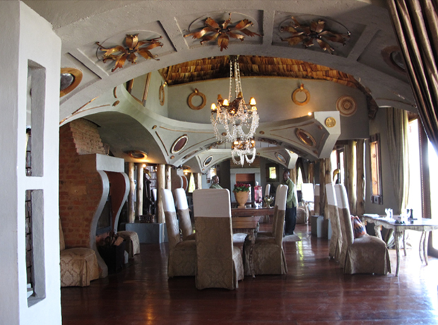 Ngorongoro Crater Lodge The dining area. 