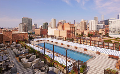 NOW OPEN: SOHO HOUSE CHICAGO. CHECK OUT THIS FORMER BELT FACTORY TURNED LUXE HOTEL AND HANGOUT. 