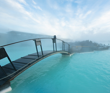 The relaxing and re-energizing geothermal pools will do wonders to your skin.