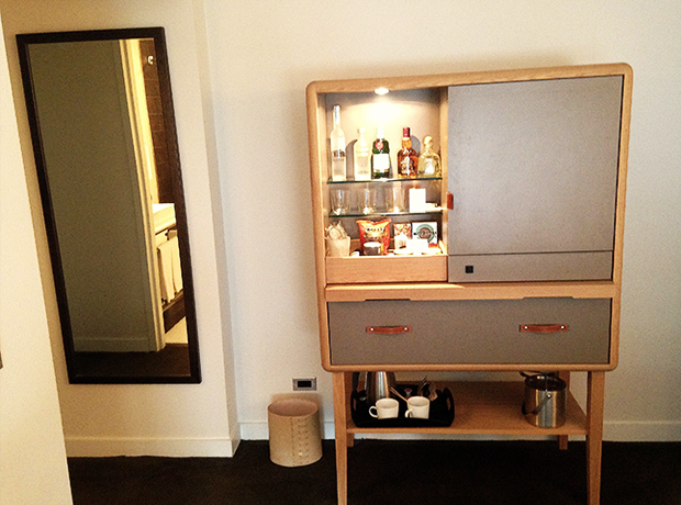 The James Alas, the mini bar! 