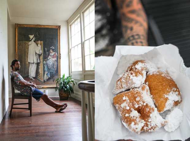 Soniat House Another light-filled nook.<br></noscript>
Cafe Du Monde, famous for its beignets, is a dangerously short walk away. 