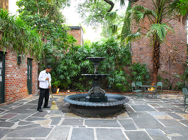 Soniat House Most of the rooms face the veranda courtyard. If I wasn't so prone to mosquito attacks, I would've spent more time here.  