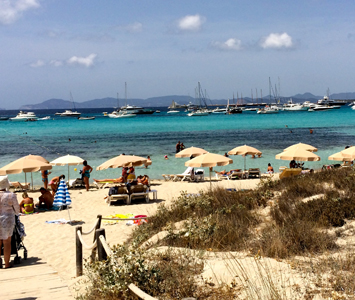 Rent a boat or take the ferry to Formentera for the day