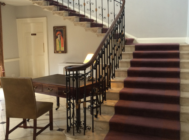 The Merrion Stairs in the entry.