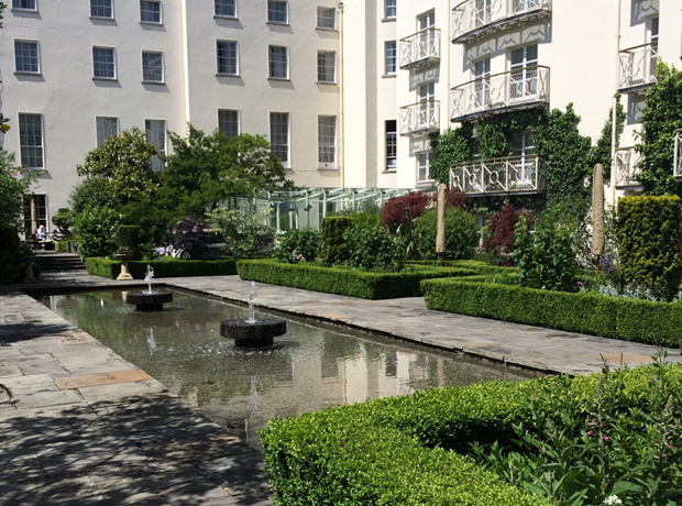 The Merrion The courtyard is gorge. You can sit on the patio if it’s warm enough.